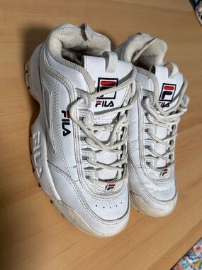 Fila White Athletic Shoes